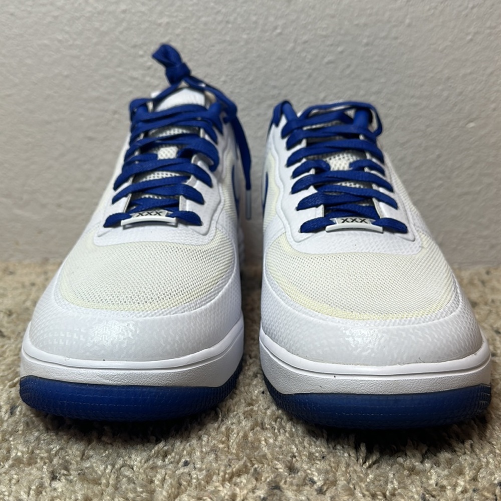 Nike Force 1 Low Lunar Fuse NRG White/Game Royal sz 13 - Picture 9 of 12